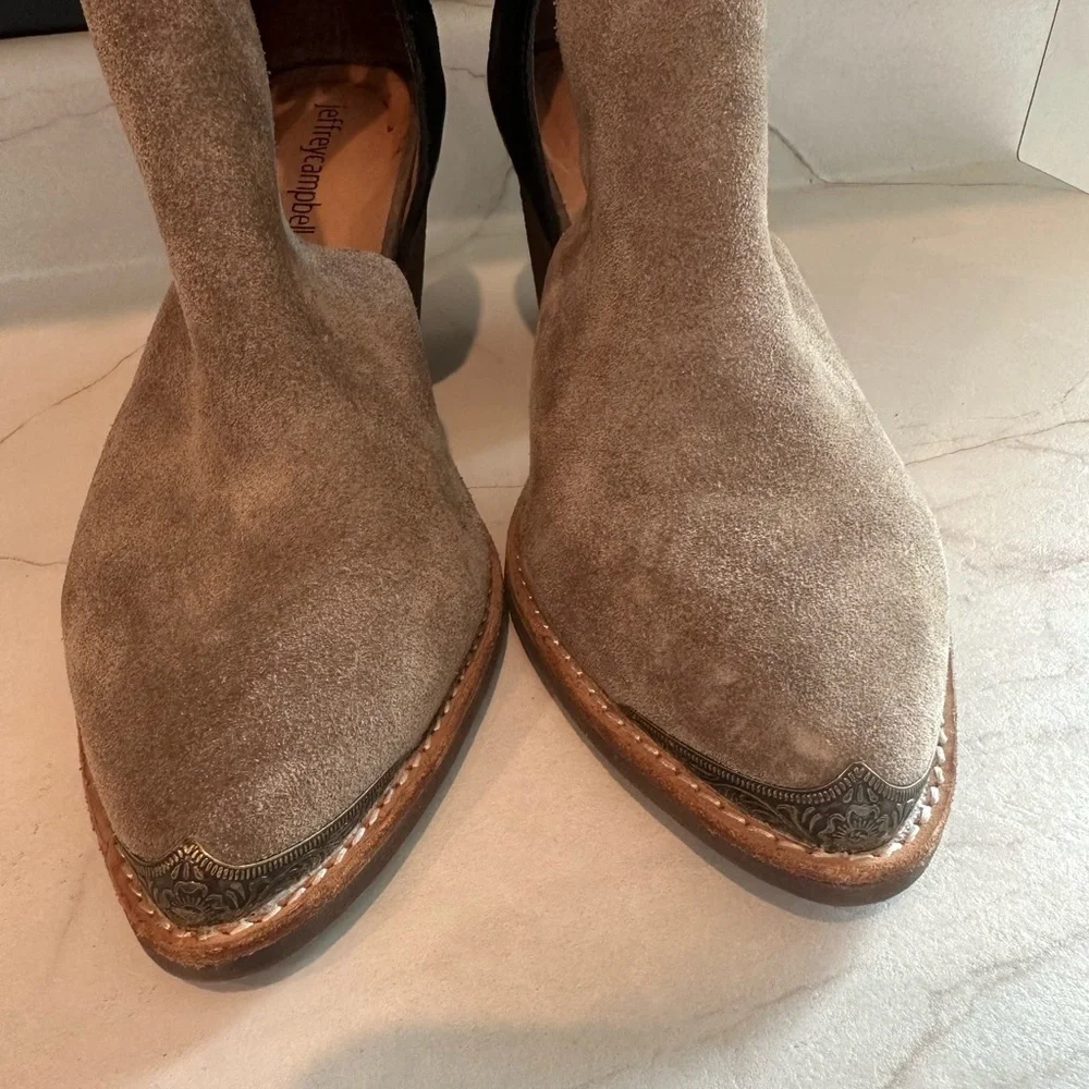 Jeffrey Campbell Anthropologie Woodruff Cutout Ankle Booties size 8 - Picture 7 of 12